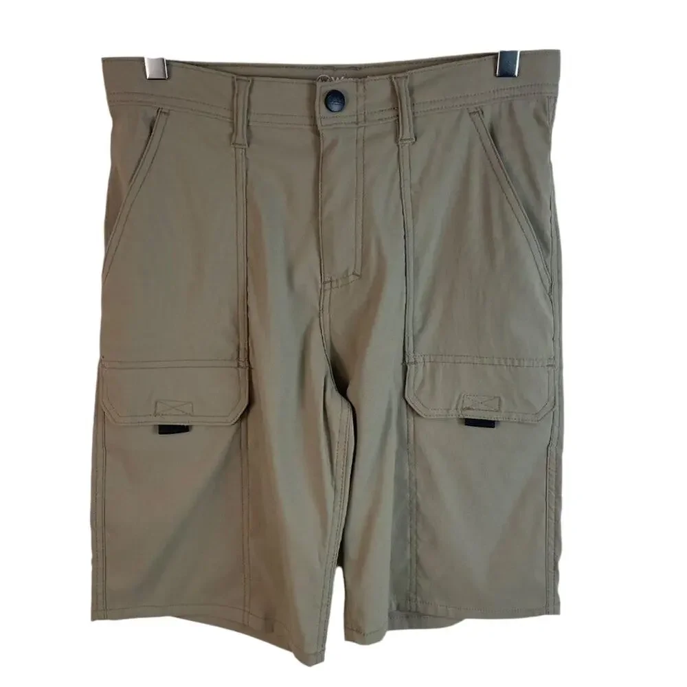 Wrangler Khaki Color Youth Cargo Shorts Size14